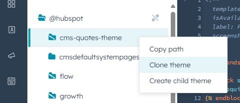 CloneHubSpotQuotesTheme